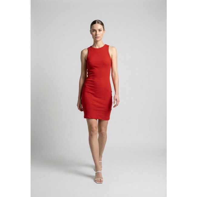 Vestido Feminino Calvin Klein Jeans Ribana Vermelho