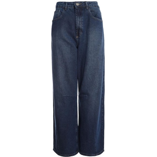 Calça Jeans Baggy Ballon Autentique Feminina AZUL