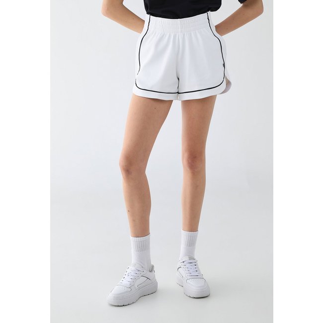 Shorts Feminino Fila Piping Classic Sports Branco