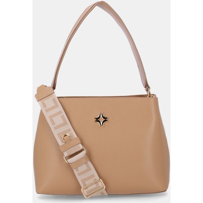 Bolsa Selena Tote Média Luz da Lua - 2000616 Luz Da Lua Caramelo