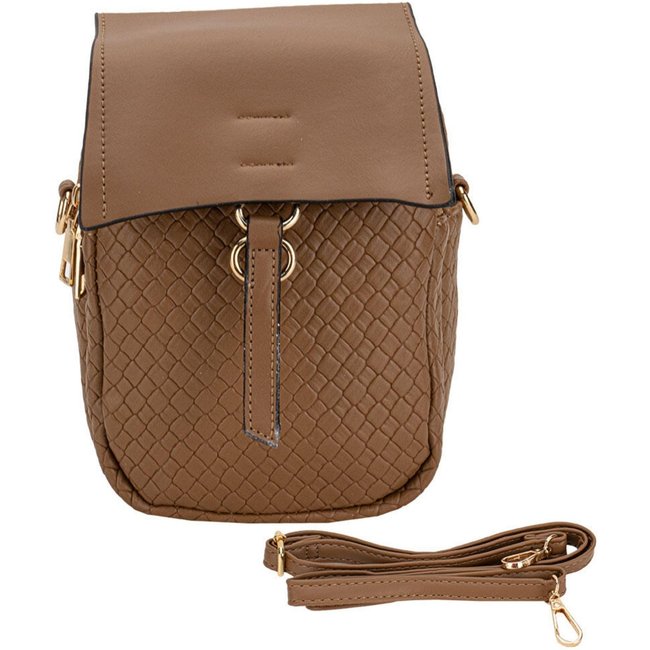 Bolsa Feminina Transversal Fuseco Wbft81004 7938104 Caramelo