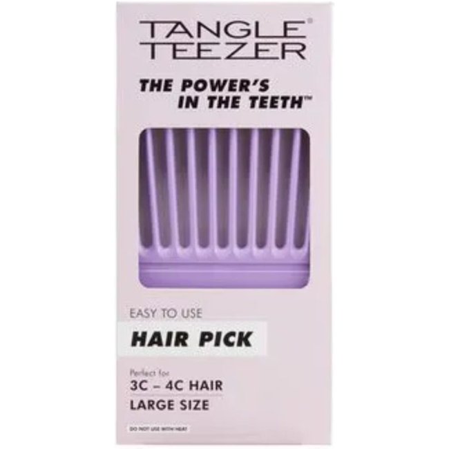 Tangle Teezer Pente Garfo Para Finalizar Combs Hair Pick Lilás