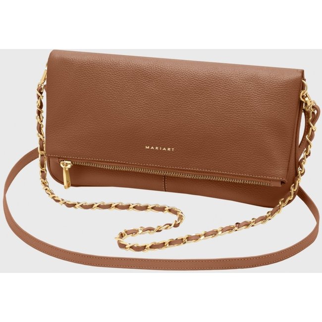Bolsa Transversal Couro Mariart Cerejeira Camel
