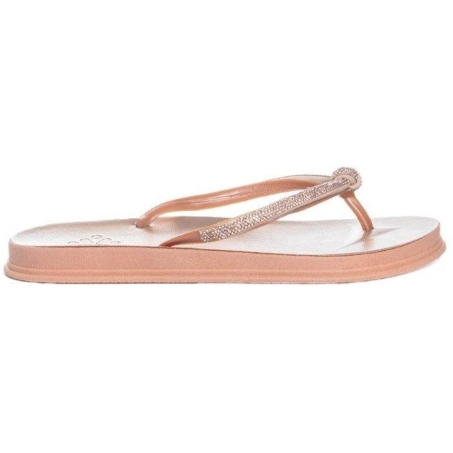 Chinelo Feminino Pixolé Strass Cobre Incolor