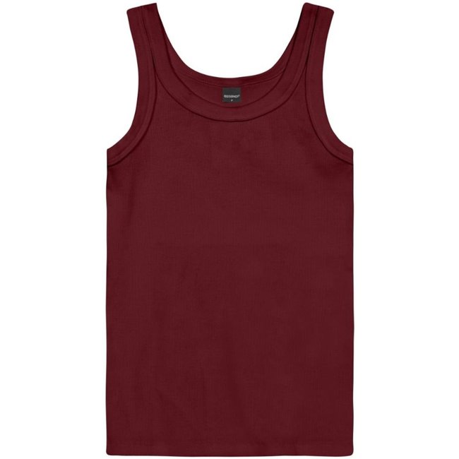 Blusa feminina regata em ribana Essendi Bordô
