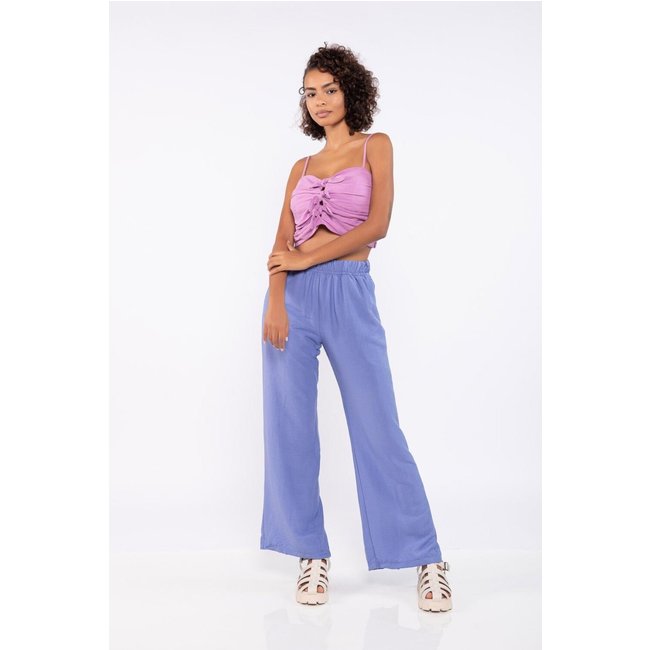 Top algodao nos lastex nas costas Roxo