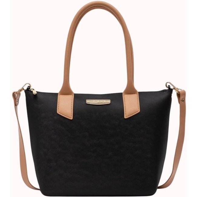 Bolsa Feminina Shopping Preto Avelã Petite Jolie PJ11274