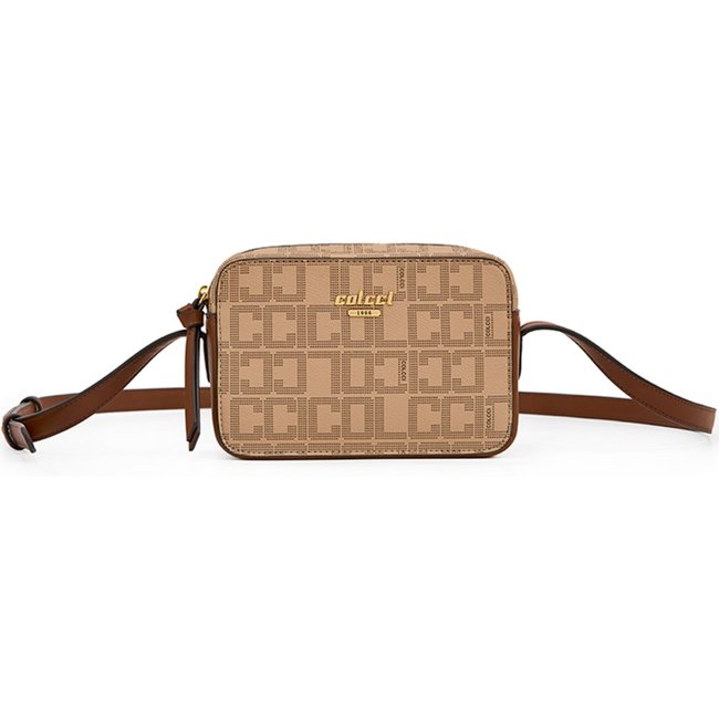 Bolsa Crossbody Colcci New Monograma Ou25 Caramelo Feminino