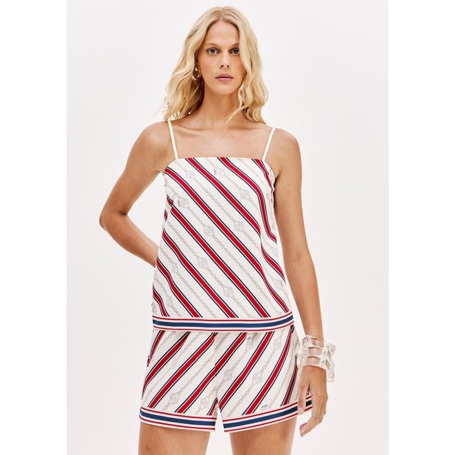 Blusa De Alças Descolada Estampada Sport Easy