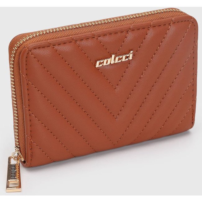 Carteira Feminina Colcci Chevron Marrom