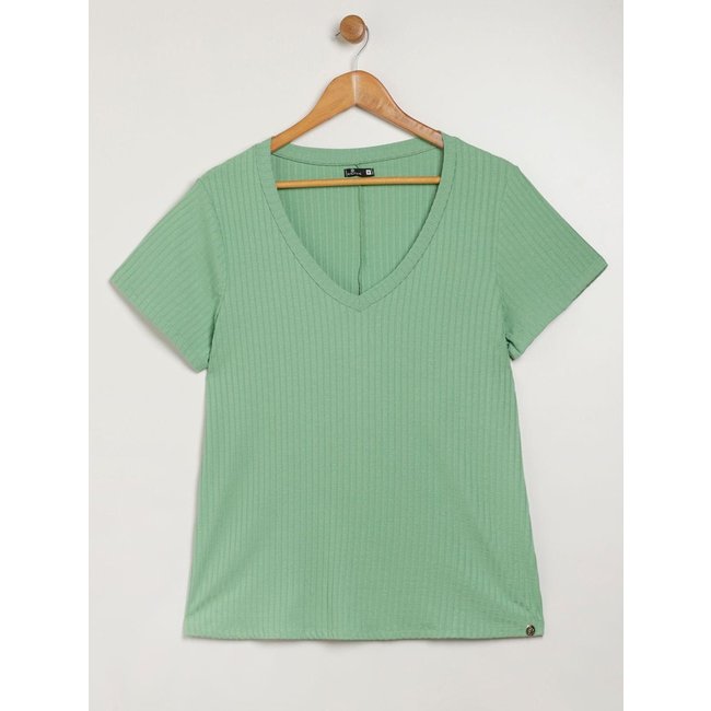 Blusa Manga Curta Autentique Plus Size Feminina Verde
