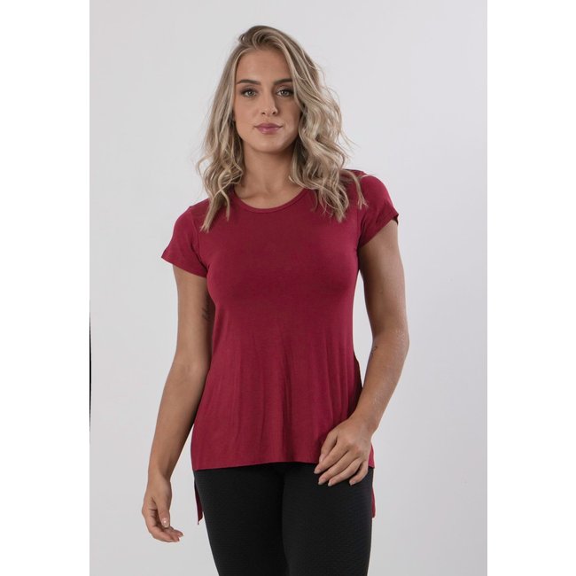 Blusa Rioutlet Sobre Legging Vinho