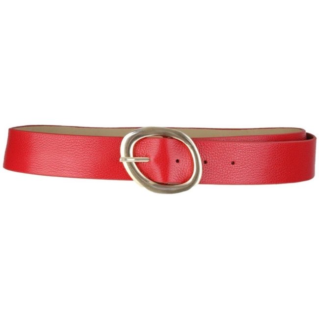 Cinto Crisfael Couro Legítimo Vermelho - Valeria