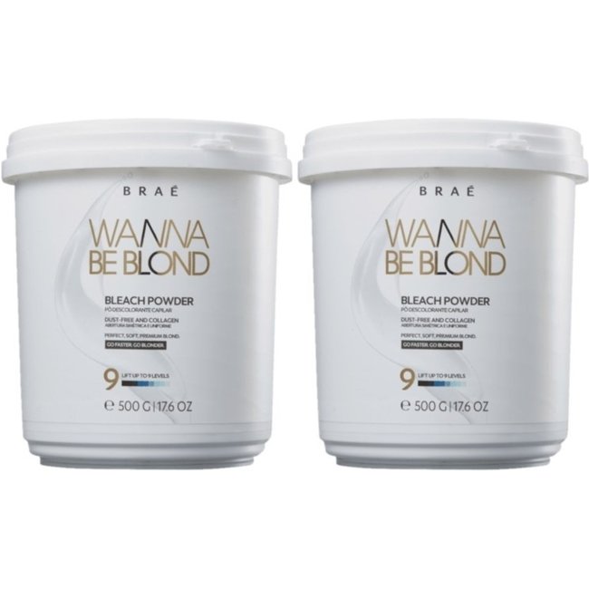 Kit Braé Wanna Be Blond - Pó Descolorante (2 unidades)