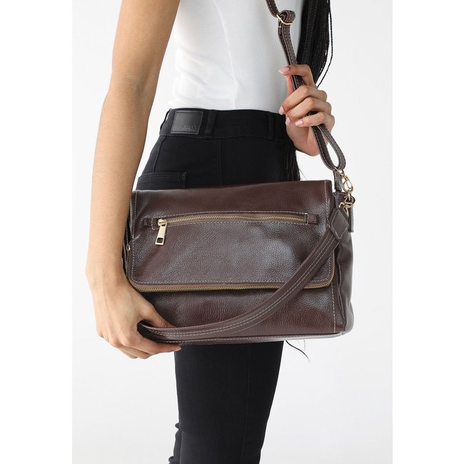 Bolsa SN Couros Cannes Marrom