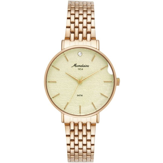 Relógio Feminino Vintage Dourado Mondaine