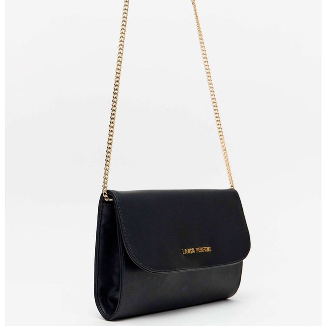 Bolsa Crossbody Lança Perfume Letras Pr26 Preto Feminino