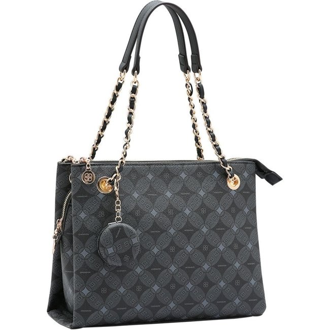 Bolsa Feminina Chenson Monograma Contemporâneo 3485374 Preto