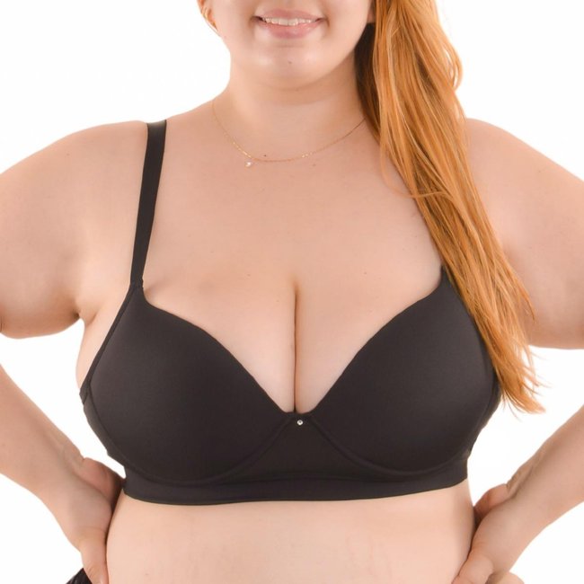 Sutiã Extra Plus Size Com Base em Microfibra Santa Passion .
