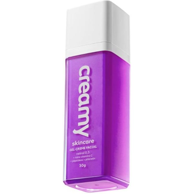 Creamy Retinol 0,3 + Nano Vitamina C + Peptídeos + Phloretin 30g Incolor