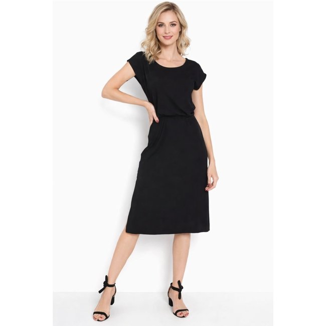Vestido Maria Paes Preto Midi