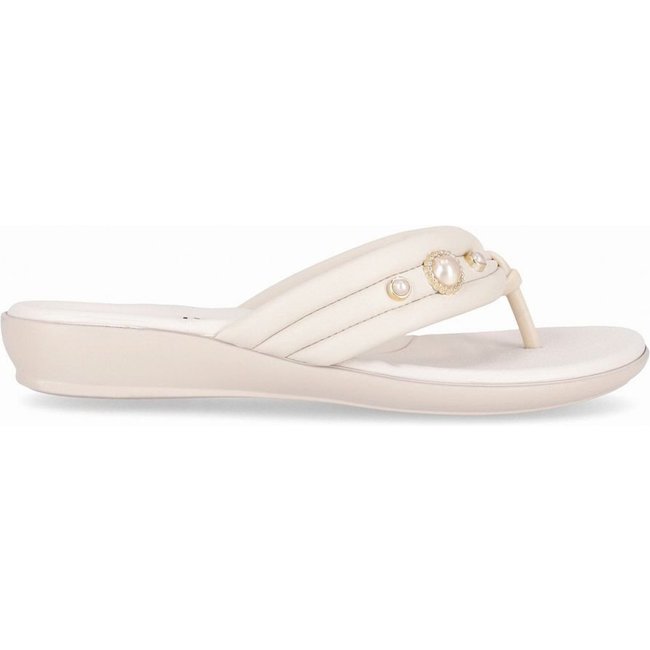 Chinelo Camila Rasteira Off White