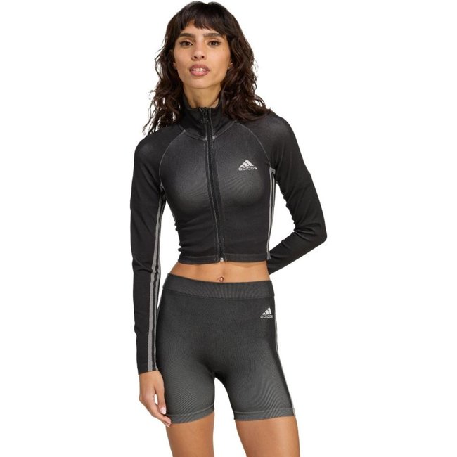 Jaqueta sem costura Firebird adidas Originals Preto