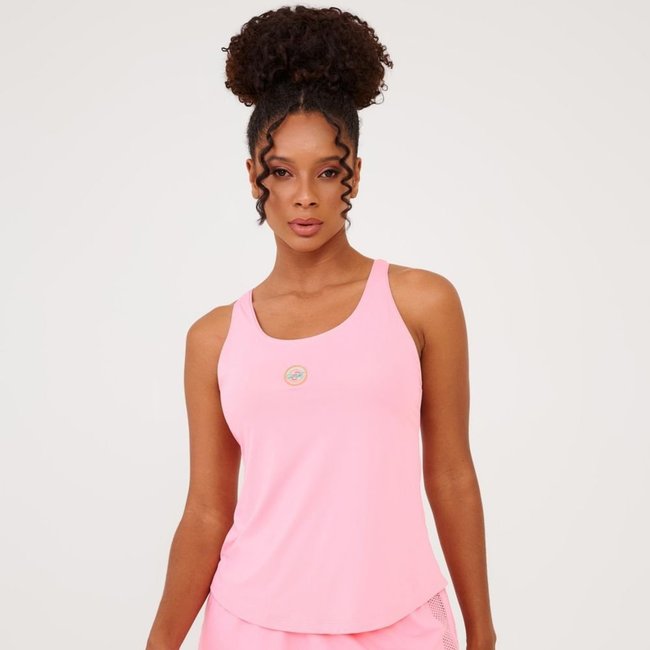Regata Nadador Tela Costas Rosa Princess Poliamida Soft Donna Carioca