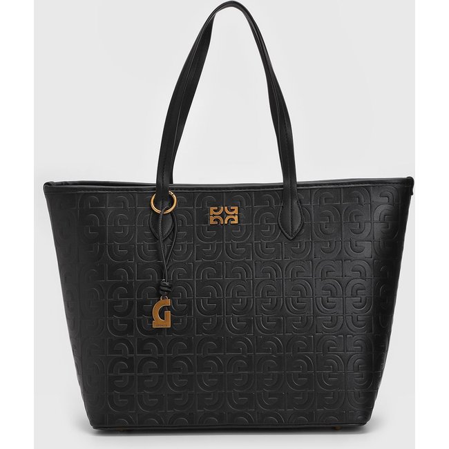 Bolsa Tiracolo Feminina Degalls Monograma Preta