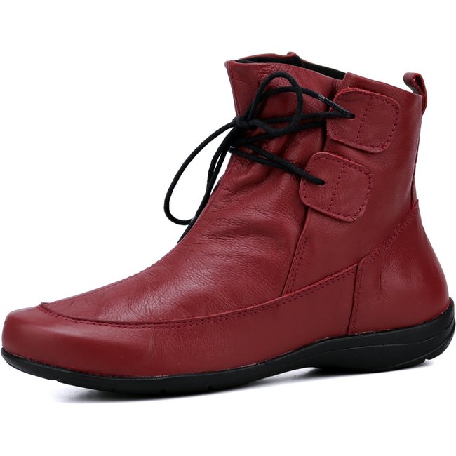 Bota Rasteira Mr. Gutt em Couro Vermelho