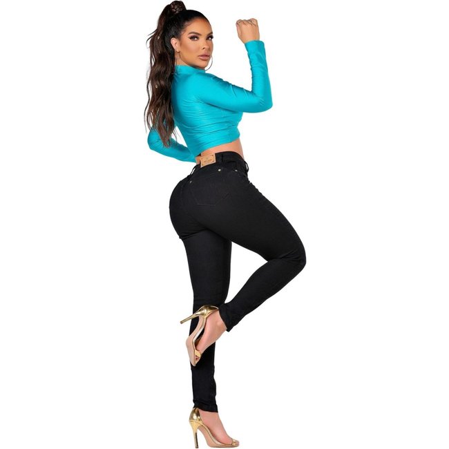 Calça Jeans Feminina Levanta Bumbum Modeladora ORIGINAL SHOPLE A5