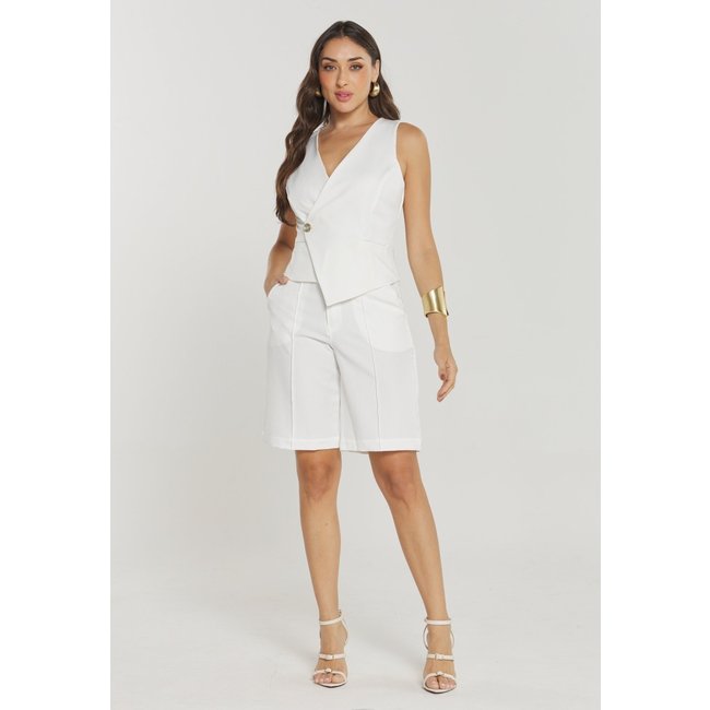 Short Rudély Alongado Off-White