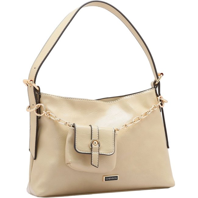 Bolsa Feminina Chenson Hobo Chic Off White