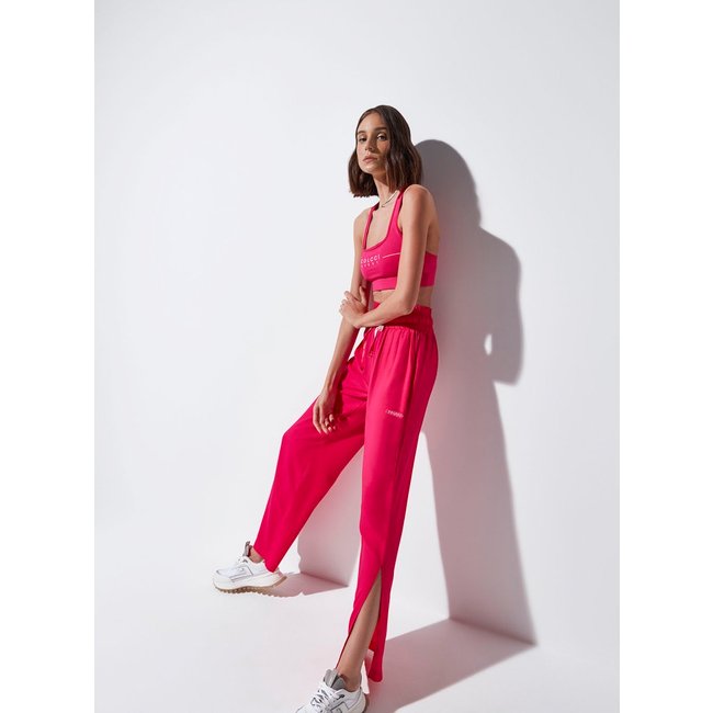 Calça Comfort Com Fenda Colcci Sport Rosa