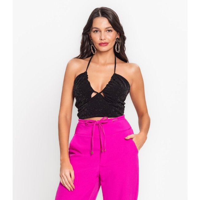 Top Feminino De Alça Endless Preto