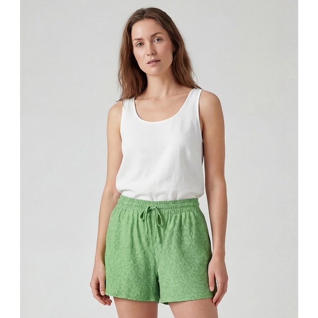 Short Feminino Com Cós E Laço Infinita Cor Verde