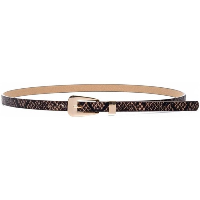 Cinto Fino Feminino Pixolé Cafe Incolor