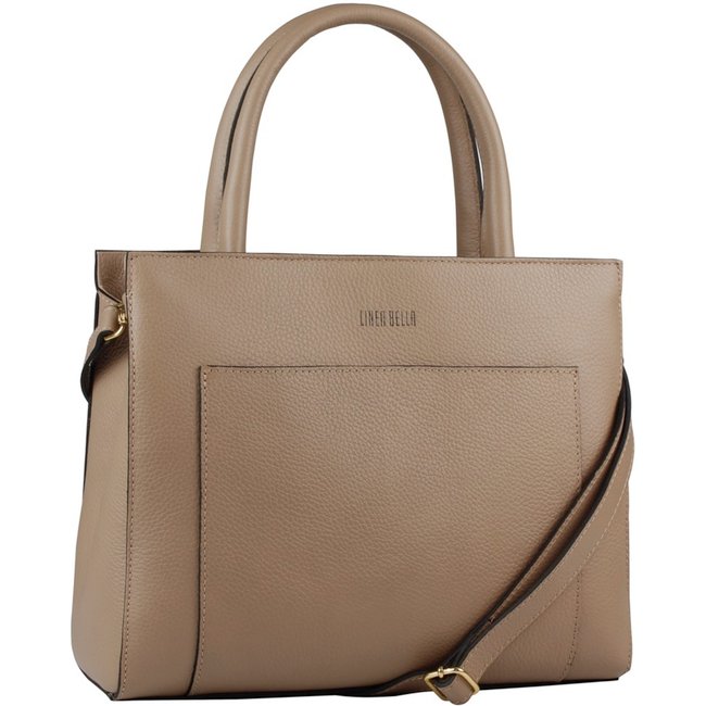 Bolsa Grande Linea Bella 6016 Marrom Claro