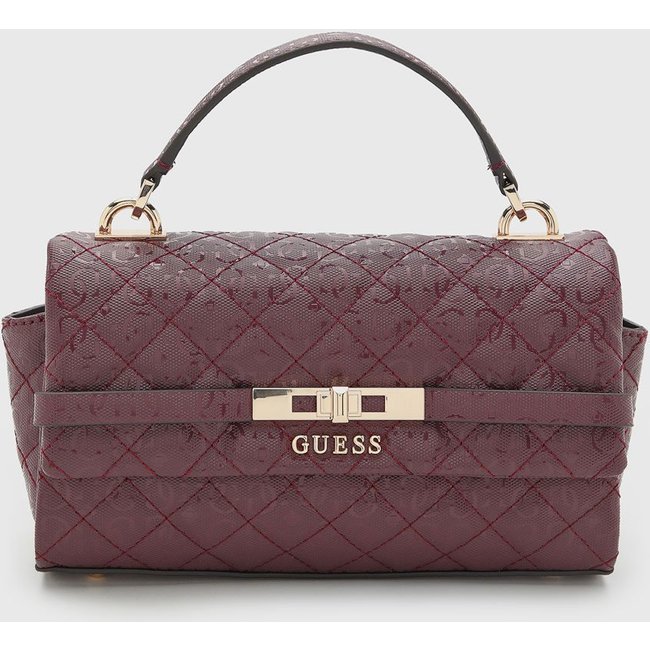 Bolsa Feminina Guess Matelassada Vinho