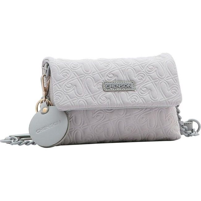 Bolsa Feminina Chenson Heart Cool Cinza 3784782