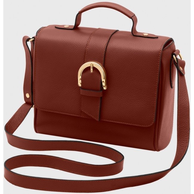 Bolsa Transversal Couro Mariart Sauípe Terracota