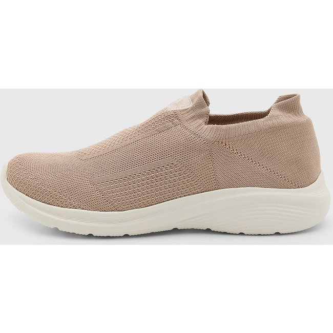 Tênis Feminino Kolosh Knit Slip On Nude