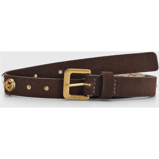 Cinto Feminino Arezzo New Cocoa Marrom