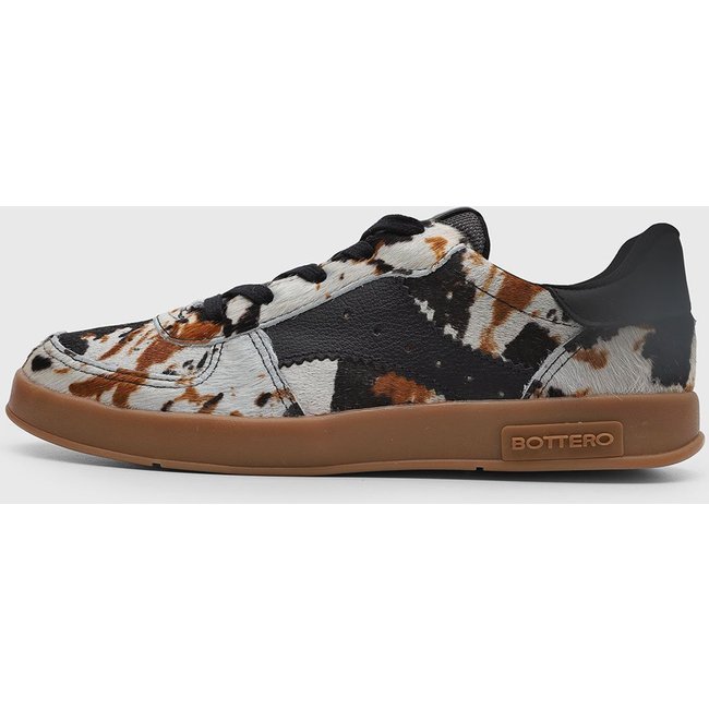 Tênis Feminino Bottero Animal Print Off-White