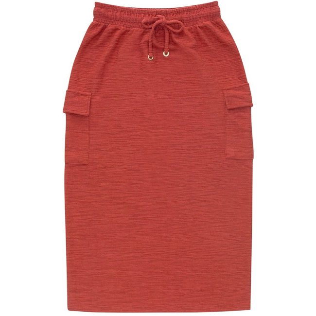 Saia Feminina Midi Endless Marrom