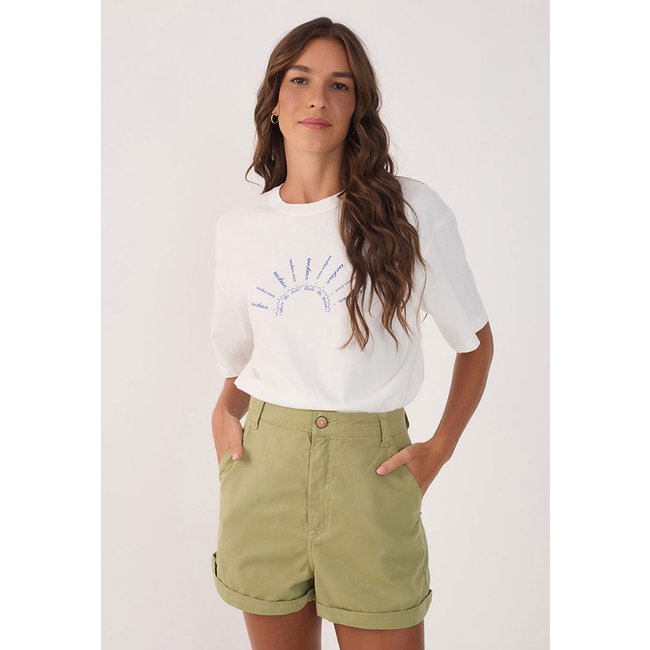 Camiseta Dress To Reta Estampa Branca