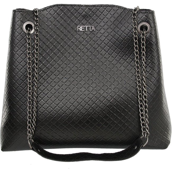 Bolsa Retta Saco Grande Matelassê preta