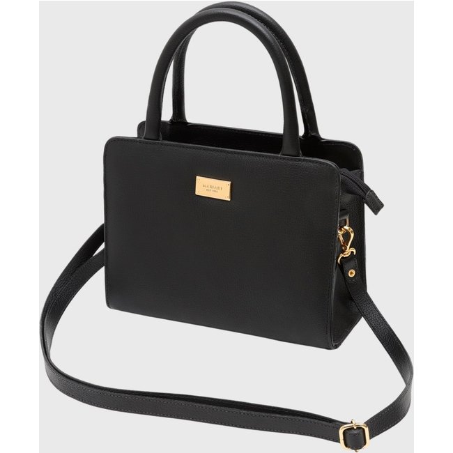 Bolsa Transversal Couro Mariart Maia Preta