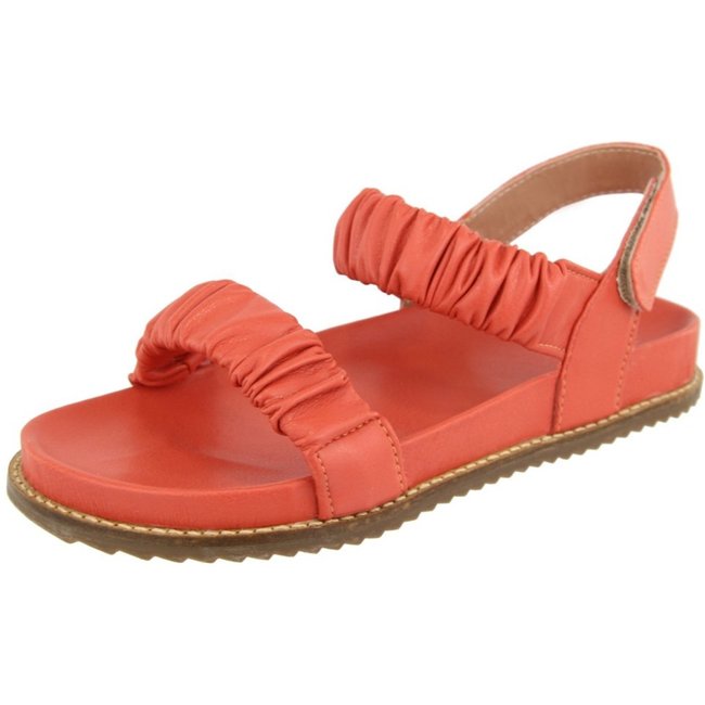 Papete Rasteira Sandalia Flat Ocre Tellini Store