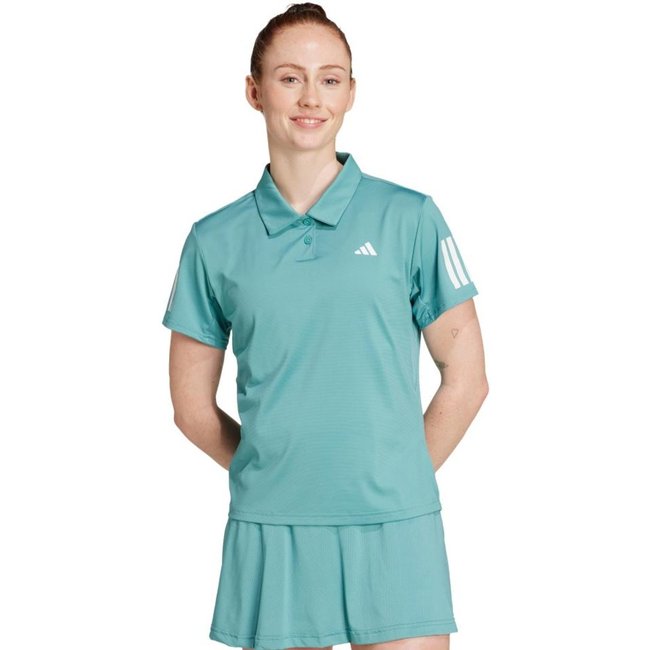Camisa Polo clube Tennis Climacool Três Listras adidas Performance Azul